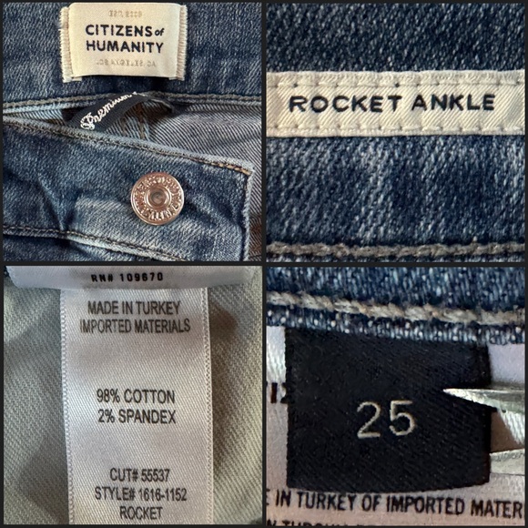 Citizens of Humanity Rocket Ankle Distressed Jeans (25) - Picture 5 of 14